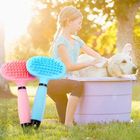 Soft Silicone Rubber Pet Washing Brush Massage Brush Dog Cat Pet Bath Cleaning Brush