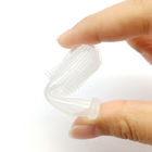 Soft best FDA safety wholesale custom travel infant rubber silicone baby finger toothbrush amazon