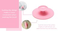Sucking Disc Design Silicone Facial Cleansing Brush Mat Cleaner Soft And Flexible