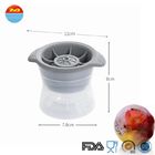 Round Sphere Ice ball Cube Maker Silicone Tray Silicon Whiskey Mold For Drinks With Lid Great for Parties and all Cold Beverages