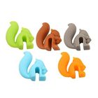 Tea Bag Holder Silicone Drink Markers Corrosion Resistance No Harm To Human Body