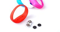 Events 2018 Technologies Activities Radio Controlled Silicone LED Pink Glow Bracelet Light up Custom Wristband