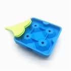 Fashion Durable Stocked Eco-friendly Food Grade Custom Silicone Household Collaapsible Diamond ice tray