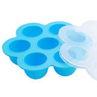 Food Grade Material Eco-friendly Soft Heat Resisting Silicone Ice Tray Pastry Maker Egg Bites Mold