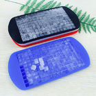 Fancy reusable high quality silicone 160 square ice cube tray