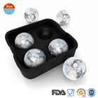 4-ice ball large wholesale personalized make your own custom silicone ice cube tray mold