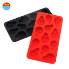 Novelty easy release scream shaped non plastic large wholesale make your own custom personalized silicone ice cube tray mold