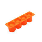 No Release Agent Needed Small Silicone Ice Tray , Shaped Ice Cube Trays Long Lifetime