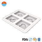 Poker Ice Cream Silicone Ice Trays Environment Protection With Matt Surface