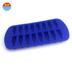 Cola Bottle Silicone Rubber Ice Cube Tray , Small Tiny Cylinder Silicone Freezie Molds