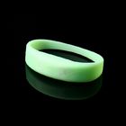 suppliers Cheap Personalized Custom Printed off White Glow LED Concert Light up Christmas Flashing Wristbands Bracelet for sale