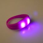 Night Run Motion Activated Light up Controllable Concert LED Silicone Glow Bangle Bracelet Concert Wristband for sale