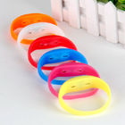 Multi Color Custom Silicone Bracelets Long Service Life No Skin Irritation