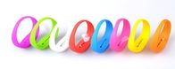 Programmable Blue Led RFID Silicone Bracelets Glow Motion For Membership Management