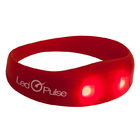 Unisex RFID Silicone Bracelets No Harm To Human Body Customized Color