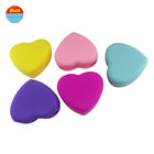 Customized Color Effectively Clean Silicone Wash Brush , Soft Silicone Wash Pad 80*70mm