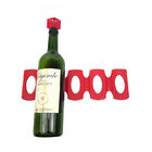 Perfect Fridge Storage Small Wine Rack , 306*95mm Silicone Wine Bottle Holder