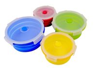 Collapsible Kitchen Storage Containers Freezer and Microwave Safe, Dishwasher Safe Storage Containers for Food