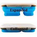 OEM BPA Free Silicone Leakproof Lunch Containers Reusable For Adults Storage Box