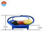 2019 Amazon Top sale Microwave Food Grade Colorful Multi-purpose Silicone Steamer Basket Vegetable Best Steam Cooker Target