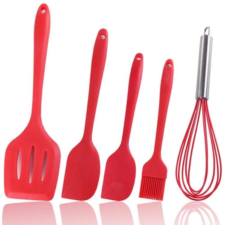 Baking Silicone Kitchen Tool Set For Easy Handing Storage Soft Cooking Accessories