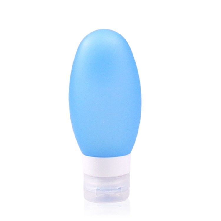 Oval Shape 100ml Silicone Travel Containers Better Air Returning For Squeezing