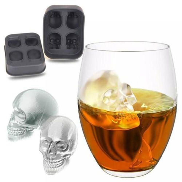 Reasonable Price Dishwasher Safe Soft Famous Food Grade BPA Free 4-ice Silicone Ice Tray Mold Bar Tool Accessories without BPA