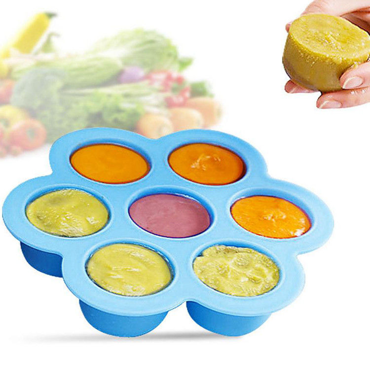 Baby Feeding Tool Silicone Ice Cube Trays Shapes With Silk - Screen Printing Logo