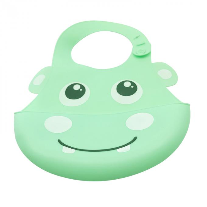 BPA Free Waterproof Comfortable Wear Soft Baby Silicone Drool Bib for Boy Girl Silicone Bib with Pocket Toddler Keep Stains Off