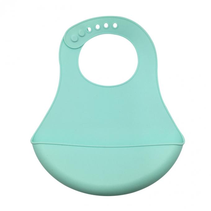 Amazon Best Selling Easily Clean BPA Free Waterproof Silicone Baby Bib With Custom Pattern Printing Manufacturer