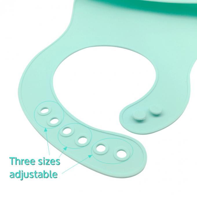 Amazon Best Selling Waterproof Silicone Bib Easily Wipes Clean! Comfortable Soft Baby Bibs Keep Stains Off Spend Less Time Clean