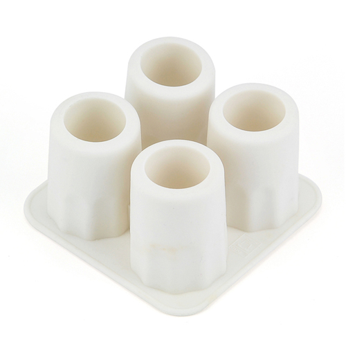 Set Of 4 Small Silicone Mini Ice Cube Tray , Cool Ice Trays For Soft Drinks