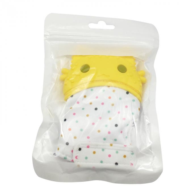 Pastel Beads Baby's Hand Self-Soothing Pain Relief Hygienic Chewable Newborn Nursing Mitt Teething Mitten Teether