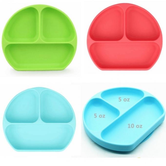 Foldable Plates And Bowl Silicone Baby Products No Harm To Human Body