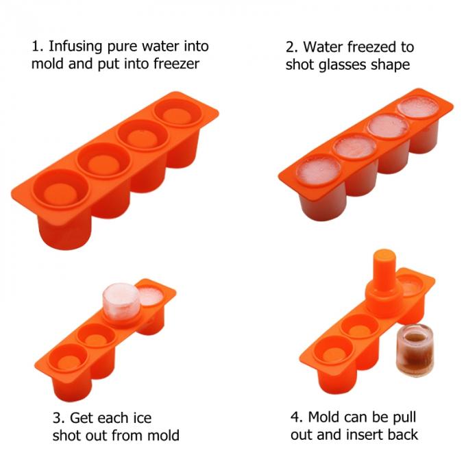 Ice Making Trays with Covers,Makes Perfect Ice Cube Sticks For Bottled Beverages