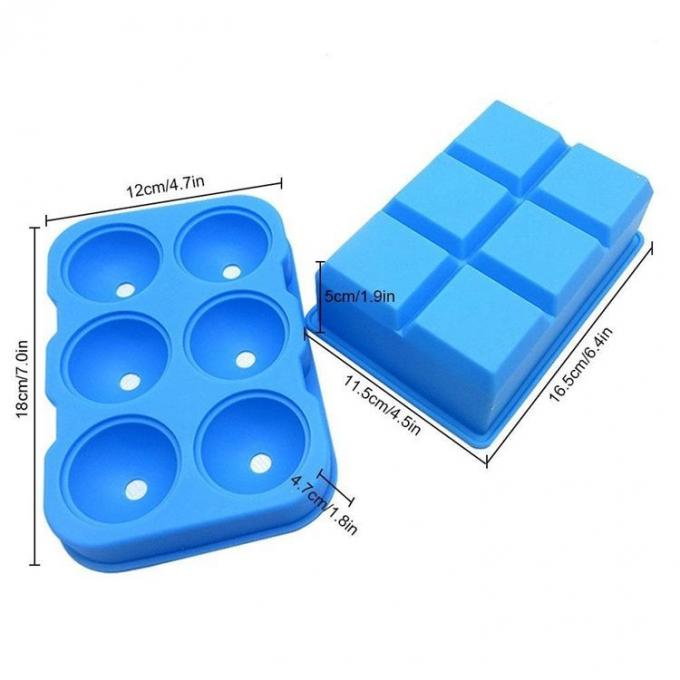Factory wholesale silicone Ice Tray Cake mold Custom Brain ice cube tray sset mold size shape