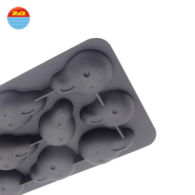 wholesale Chinese factory Scream silicone ice cube tray for ice cream making