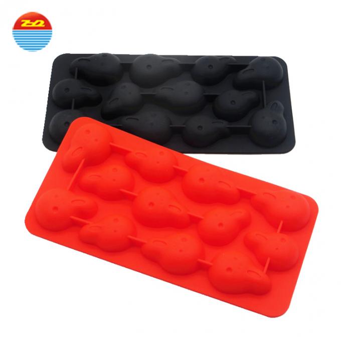 wholesale Chinese factory Scream silicone ice cube tray for ice cream making