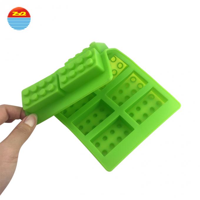 2018 hot selling wholesale personalized custom printed building bricks silicone ice cube tray mold walmart