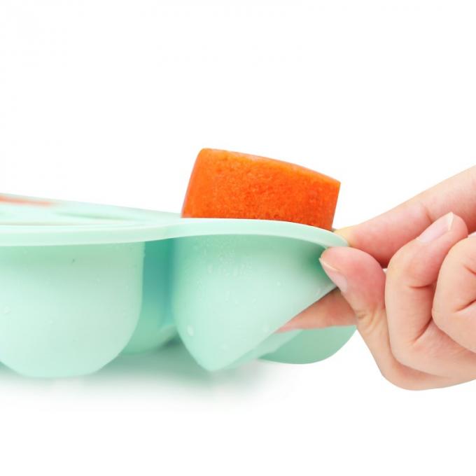 Food Grade Material Eco-friendly Soft Heat Resisting Silicone Ice Tray Pastry Maker Egg Bites Mold