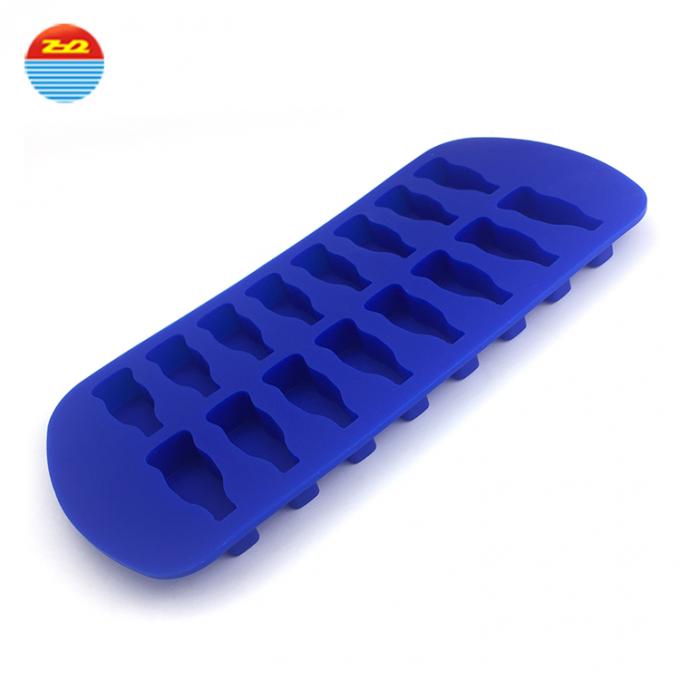 Water Bottle Shape Silicone Ice Trays For Ice Pudding / Biscuit Cake
