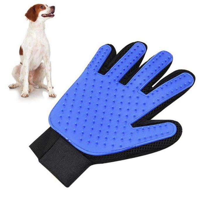 Pet Silicone Grooming Glove , Washable And Waterproof Dog Grooming Mitt