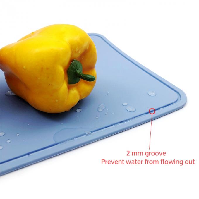 Wholesale Best Product Creative Non-slip Eco-friendly Food Grade Heat Resistant silicone Color Cutting Board Chopping Board