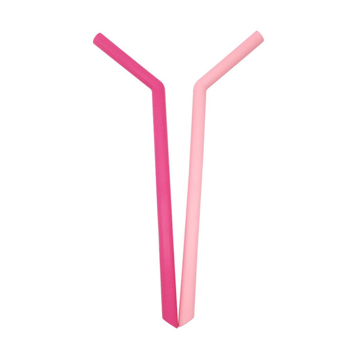 FDA Approved Degradable Silicone Drinking Straws Silk - Screen Print Logo Available