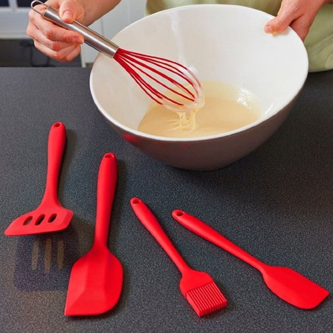 Baking Silicone Kitchen Tool Set For Easy Handing Storage Soft Cooking Accessories