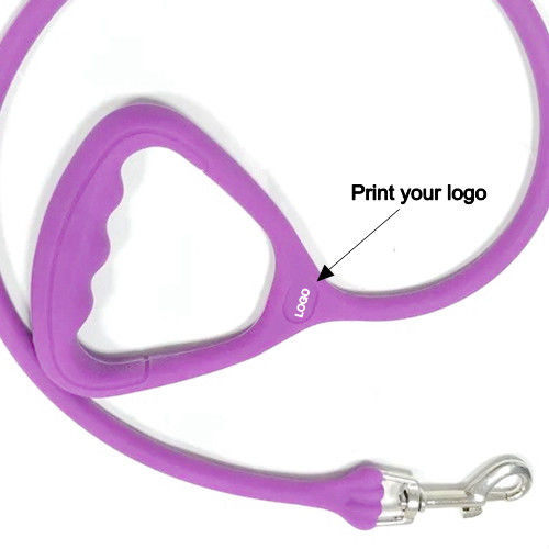 BPA Free Silicone Pet Supplies Cute Dog Collars And Leashes Reduces Plaque Buildup