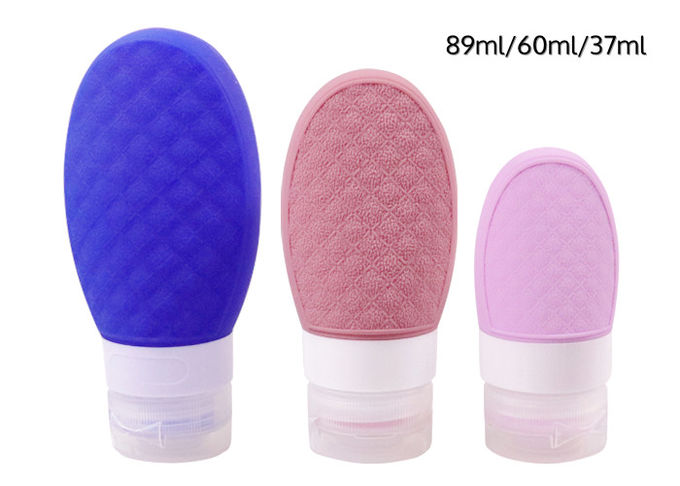 37ml 60ml 88ml Silicone Travel Containers Set 3 Oz Cosmetic Bottle Travel Accessories