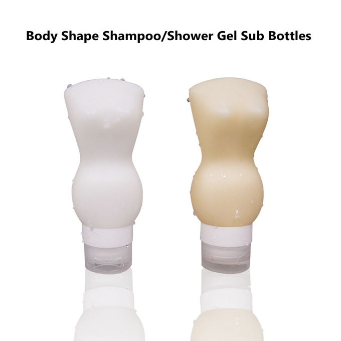 Unique Human Body Shape Travel Size Bottles , Business Trip Travel Shampoo Bottles