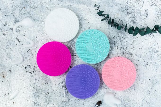 Beauty Scrubber Silicone Makeup Tool Non Electronic Makeup Brush Cleaner Tools Pad