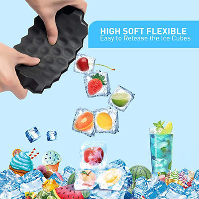 Odorless Honeycomb Ice Tray Mold Nontoxic Stackable With Lids